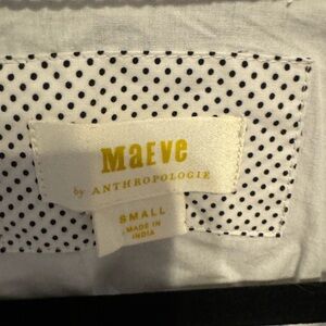 White Anthropologie blouse